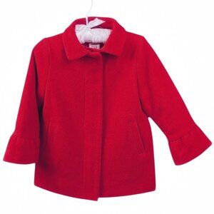 Baby Gap Peacoat Red Wool Blend Size Girls 2 Years Toddler